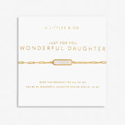 A Little Bracelet 'Wonderful Daughter'