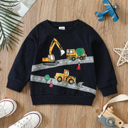 Youth Vehicle Excavator Pullover