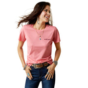 Ariat Gila River T-Shirt in Coral Heather