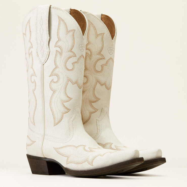 Jennings StretchFit Western Boot in Ivory