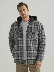 Wrangler RIGGS Workwear Flannel Work Jacket in Grey