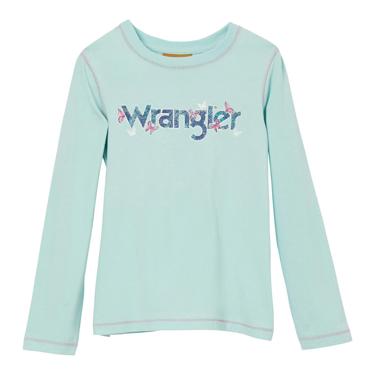 Wrangler Girls Shirt in Light Blue