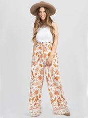 Fall Floral Pants