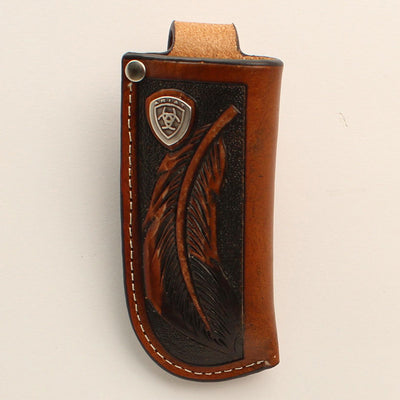 Ariat Knife Sheath in Leather Feather