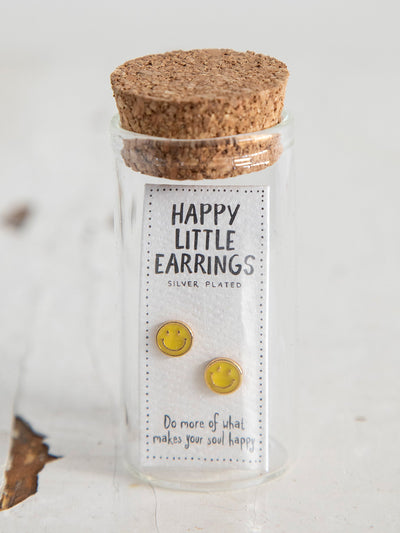 Happy Little Earrings Smiley