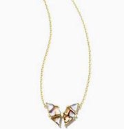 Blair Gold Butterfly Pendant Necklace in Abalone