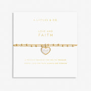 A Little Bracelet 'Love and Faith'