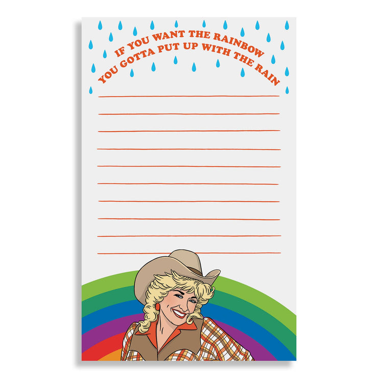 Notepad: Cowgirl Rainbow