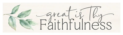 Great Is Thy Faithfulness Small Sign