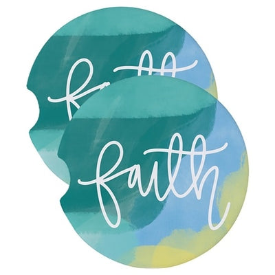 Car Coasters - Faith