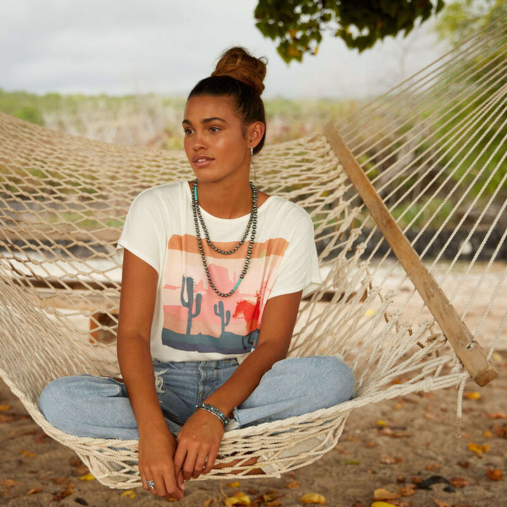 Ariat Lace Graphic T-Shirt in Desert Ride