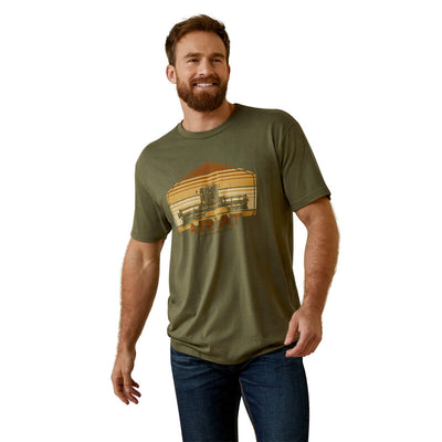 Ariat Combine T-Shirt in Military Heather