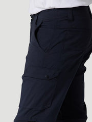 ATG By Wrangler™ Men's Convertible Cargo Pant in Jet Black