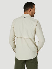 ATG By Wrangler™ Men's Angler Long Sleeve Shirt in Pelican