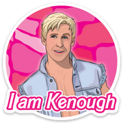 I am Kenough Sticker