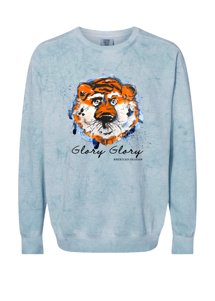 Glory Glory Tigers in Light Blue