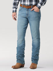 Men's Wrangler Retro Slim Fit Bootcut Jean in Tobacco