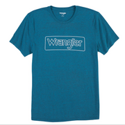 Wrangler® Short Sleeve T-Shirt - Cyan Pepper Heather