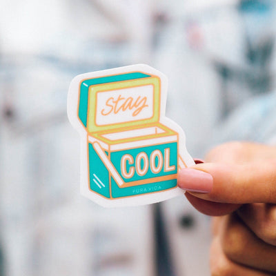 Pura Vida Stay Cool Sticker