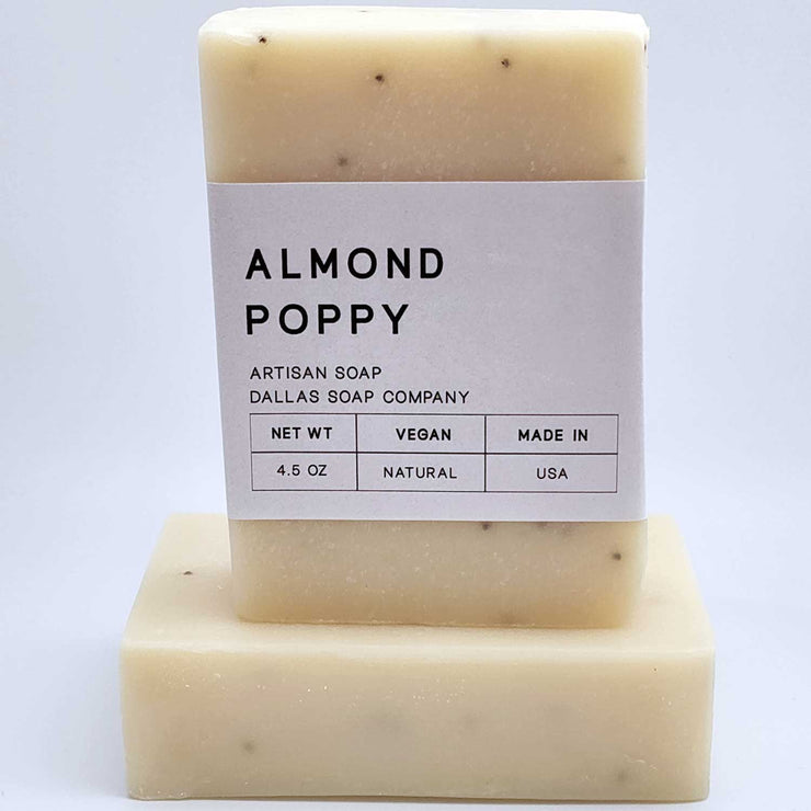 Almond Poppy Artisan Soap