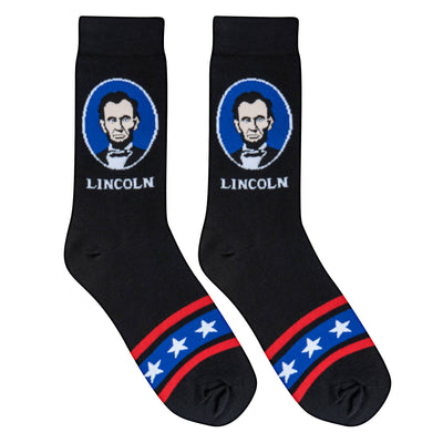Lincoln - Mens Crew - Crazy Socks