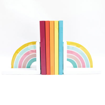 Rainbow bookends
