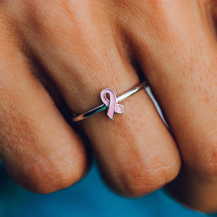 Pura Vida Breast Cancer Awareness Ring