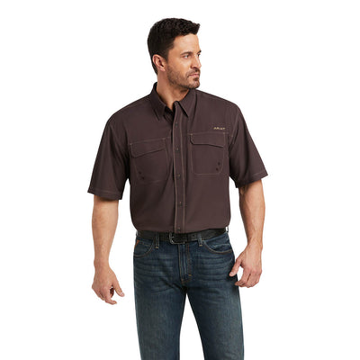 Ariat VentTEK Outbound Classic Fit Shirt in Chocolate