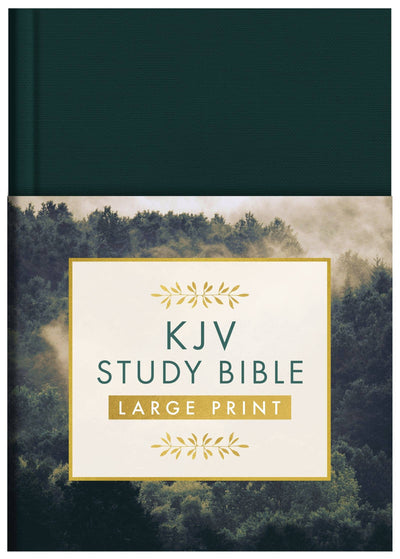 KJV Study Bible - Gold Evergreen