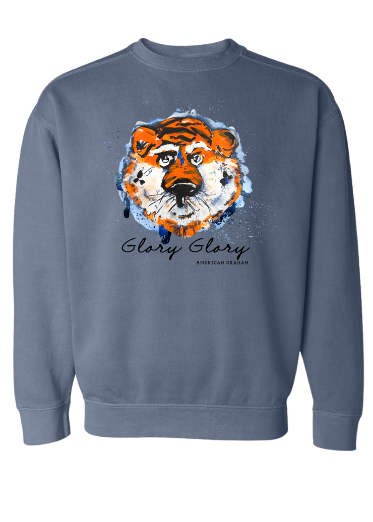 Glory Glory Tigers Sweatshirt in Navy