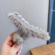 Large Furry Claw Clip