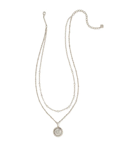 Harper Multi Strand Necklace in Silver