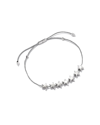 Sloane Star Friendship Bracelet in Silver