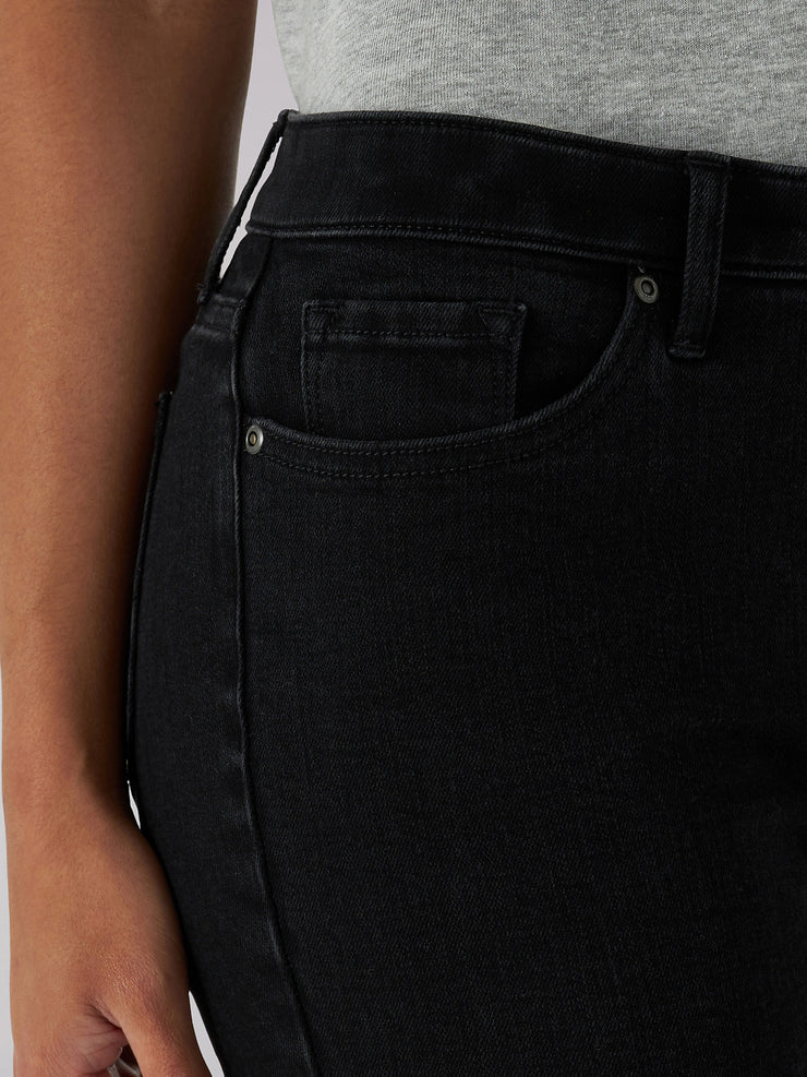 Lee Women's Ultra Lux Comfort Slim Fit Skinny Jean in Black