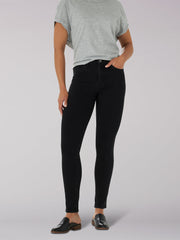 Lee Women's Ultra Lux Comfort Slim Fit Skinny Jean in Black