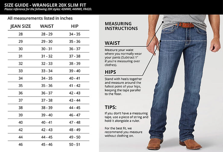 Men's Wrangler® 20X® NO. 44 Slim Fit Straight Leg Jean in Bay