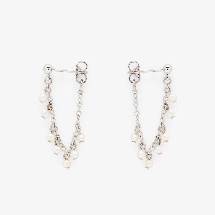 Pura Vida Pearl Chain Wrap Earrings