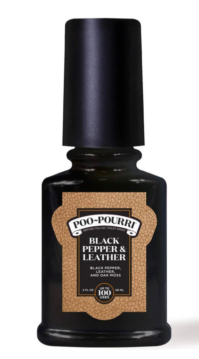 Black pepper Leather Poo Pourri