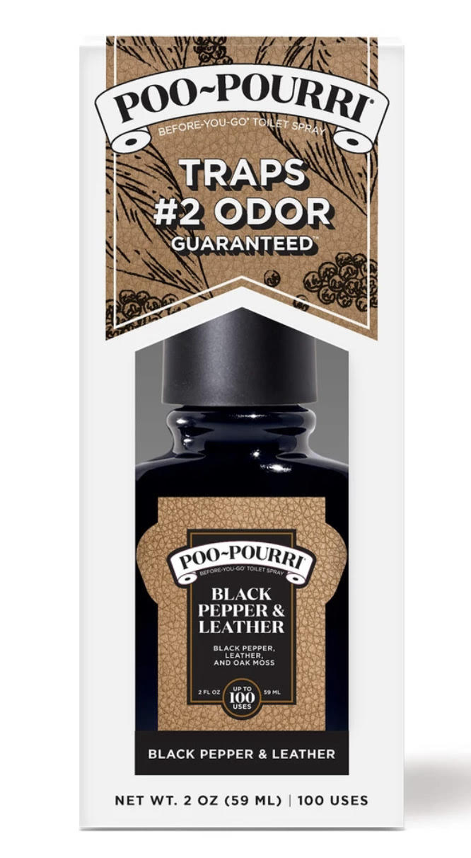 Black pepper Leather Poo Pourri